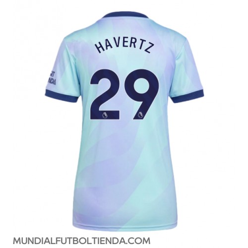 Camiseta Arsenal Kai Havertz #29 Tercera Equipación Replica 2024-25 para mujer mangas cortas